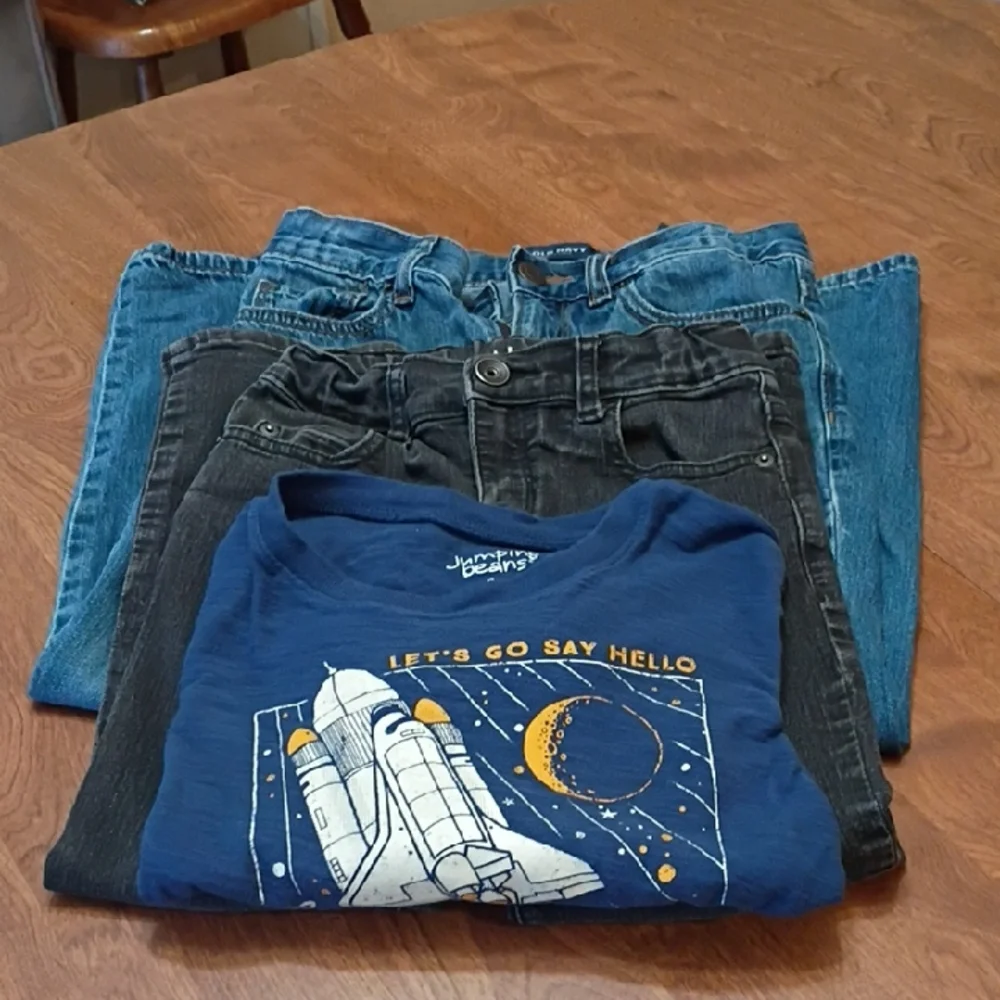 Jumping Beans Blue Tee And Jean Bundle